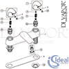 Ideal Standard Vectis Bath Mixer Tap Spare Parts
